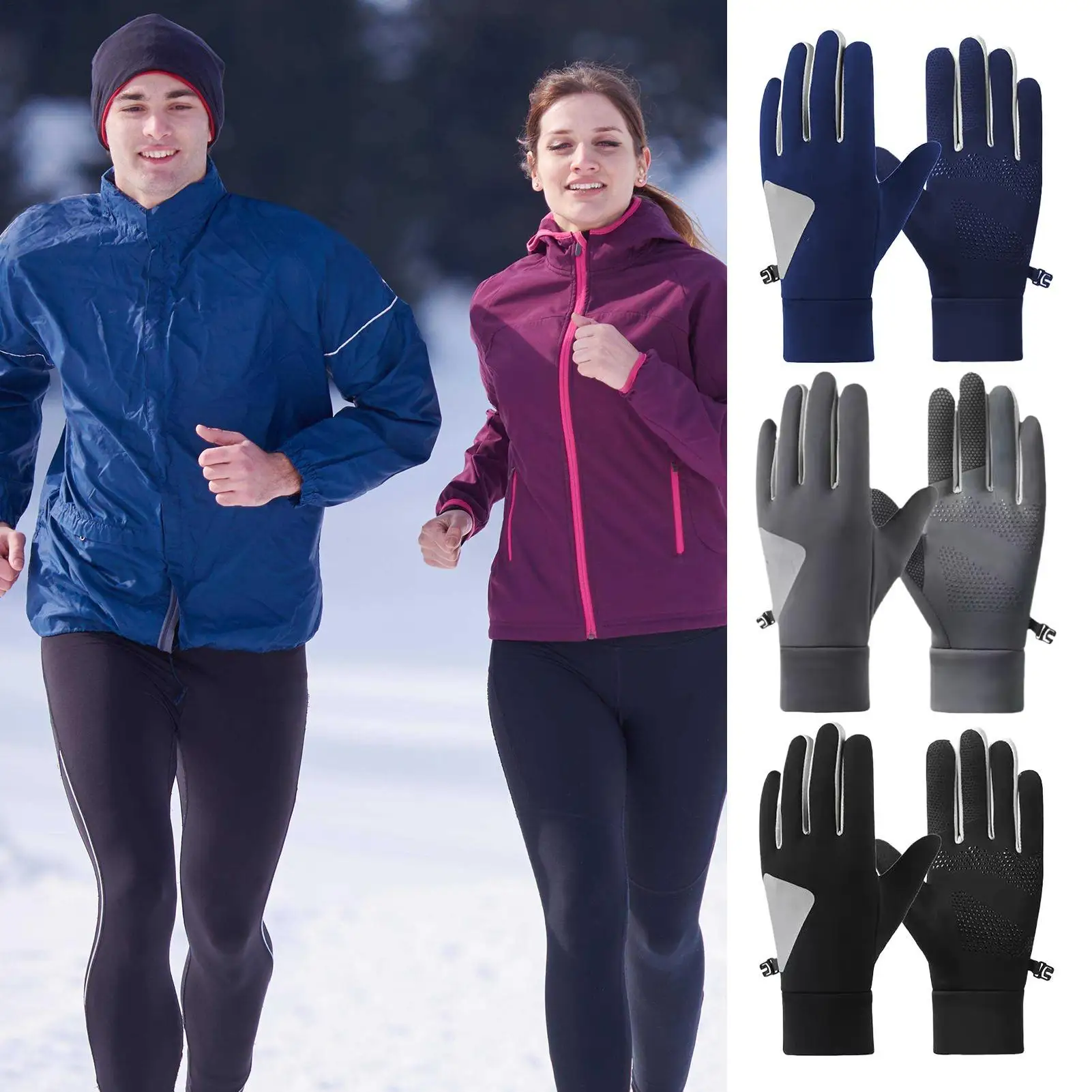 قفازات التدفئة الكهربائية قفازات ساخنة مقاومة للماء لوازم الطقس البارد لتجريف الثلوج اليومية في الهواء الطلق العمل البستنة الجليد