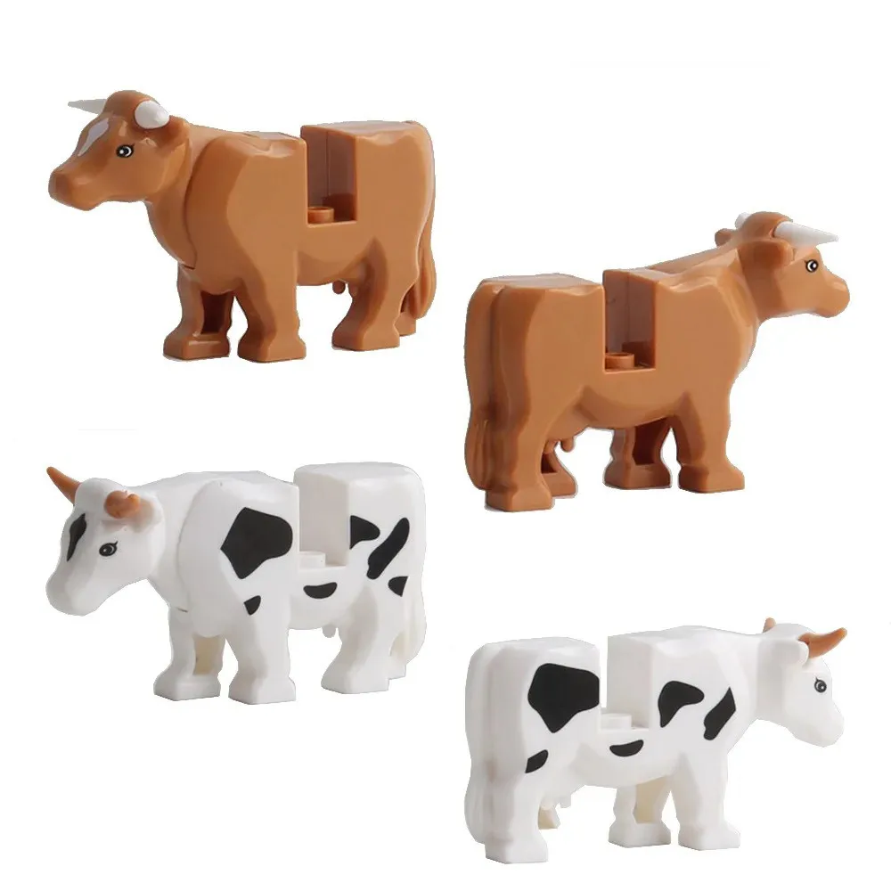 2pcs Animal Model Building Blocks Brick Toys Crocodile Animal Model MOC Educational Blocks Toys for Children Kids Toys