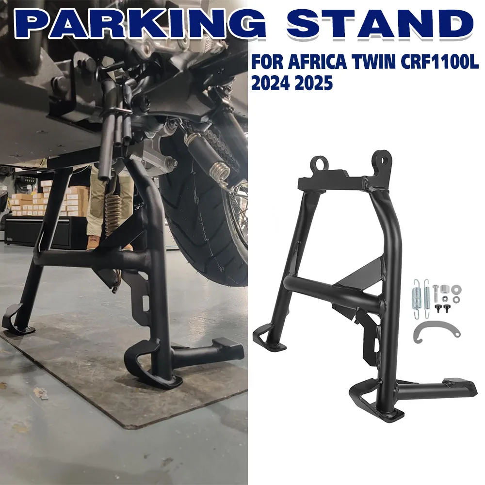 

For Honda CRF1100 L Africa Twin 1100 CRF 1100 L CRF1100L 2024 2025 Kickstand Bracket Center Parking Frame Stand Holder Support