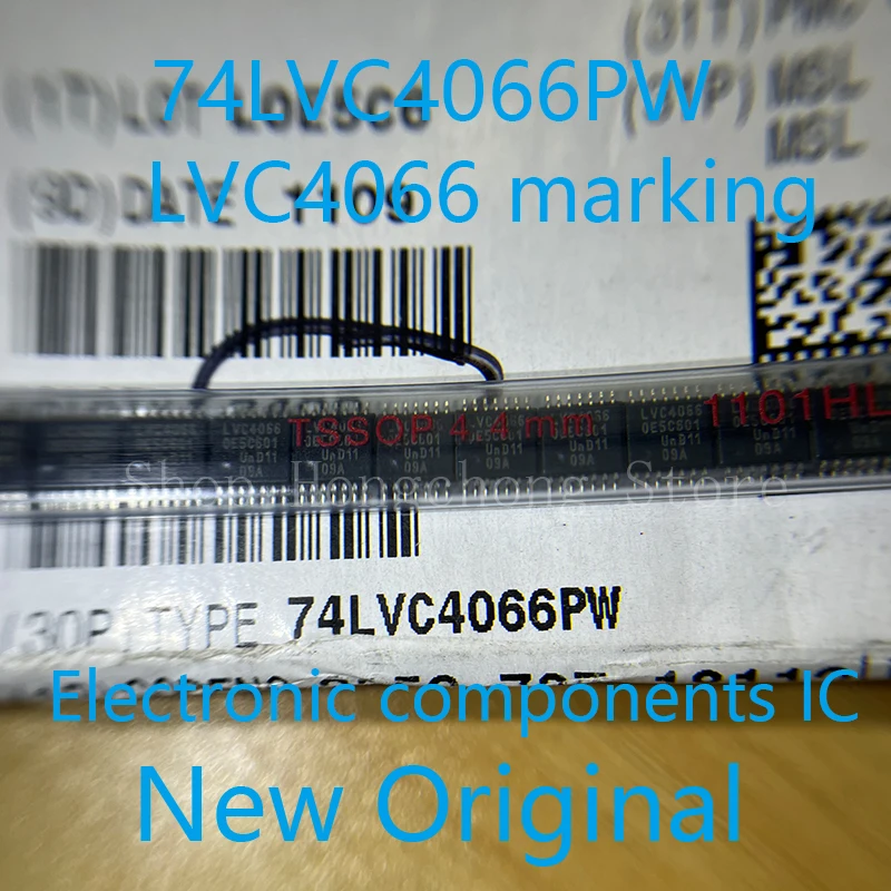 New Original 74LVC4066PW 74LVC4066PWR 74LVC4066 4066 LVC4066 Marking IC SW SPST-NOX4 10OHM 14TSSOP Electronic IC 50PCS