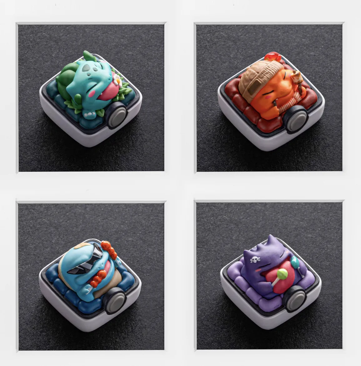 

Pokemon Dreamymon Anime Character Dreamy Charmander Gengar Bulbasaur Keycap Mechanical Keyboard Resin Stereoscopic Keycap