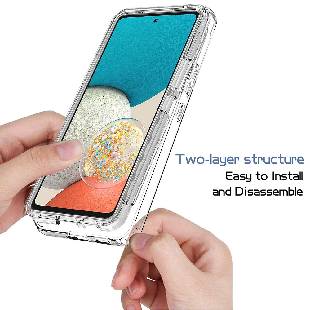 Armor Shockproof Case For Samsung Galaxy A53 A33 A23 A13 A12 A22 A32 A42 A52 A72 A51 A71 A21S TPU Plastic Clear Back Cover