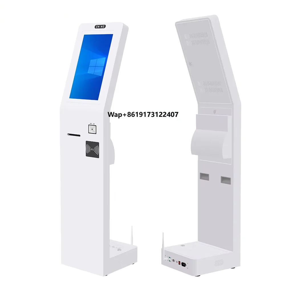 Touch Screen Fast Food Self-Service Ordering Kiosk Floor Stand Ticket Vending Payment Machine SDK Self Checkout Kiosk