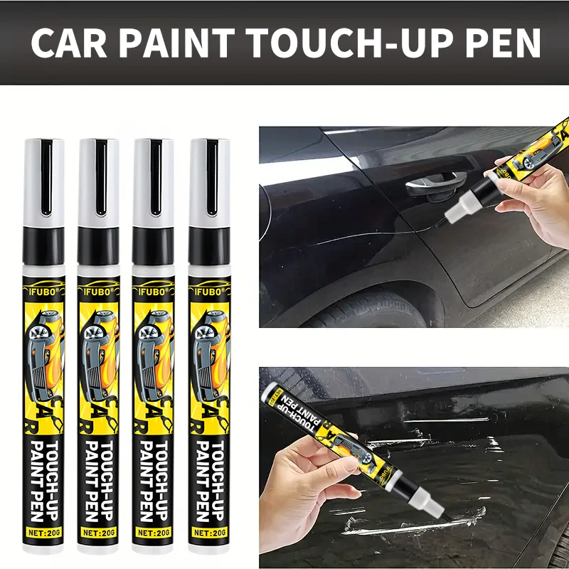 IFUBO 1PC/2PC Car Paint Touch-Up Pen - Portable Repair for Scratches and Chips, Perfect for Auto Detailing and Maintenance