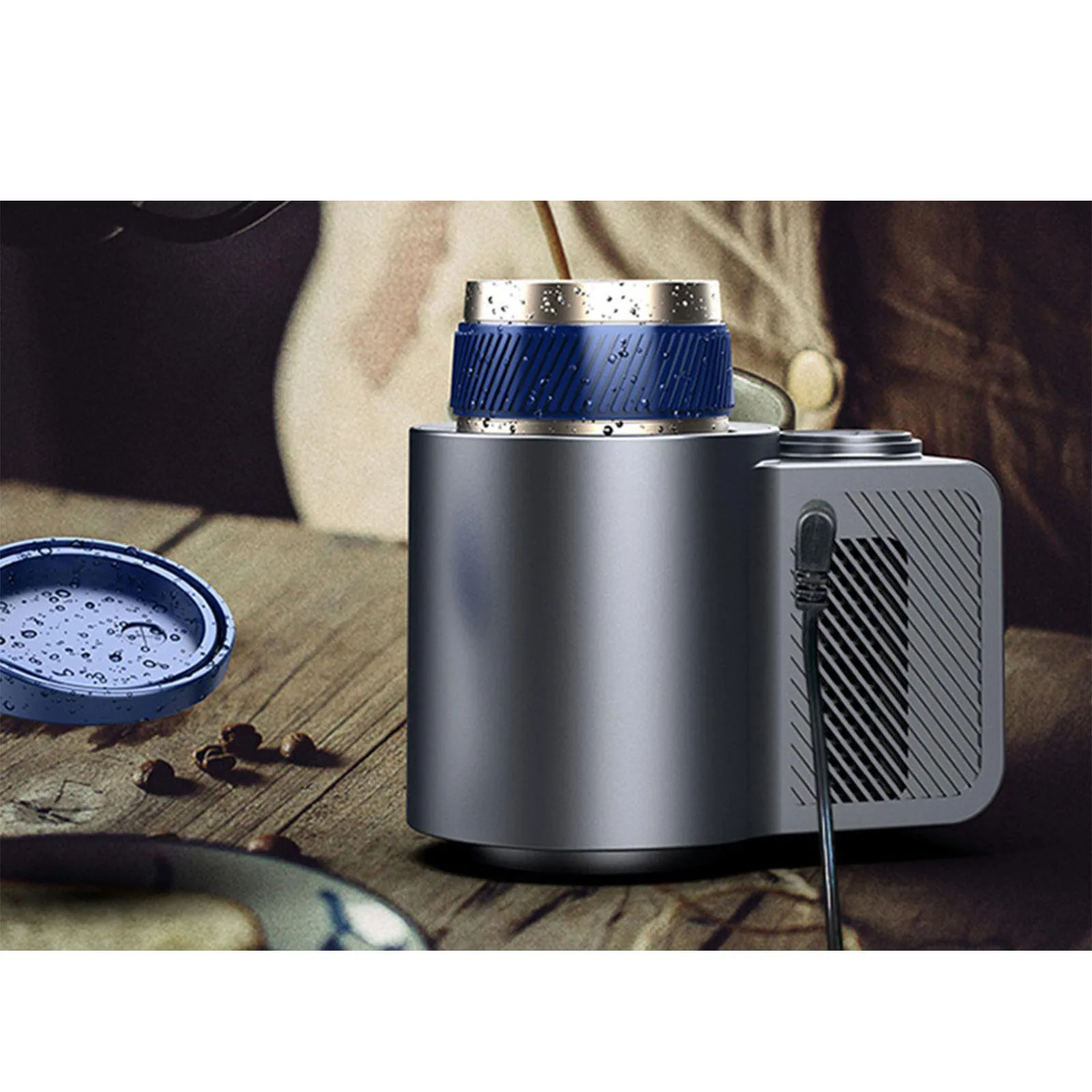 1Pcs Smart 2In1 Car Heating Cooling Cup For Drinks Electric Warmer Cooler Beverage Cup Car Accessories