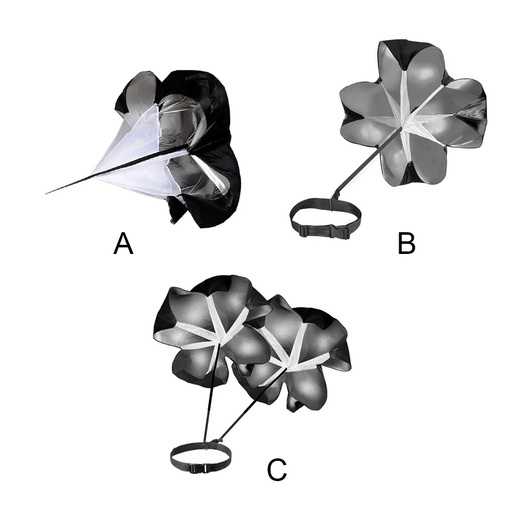 

Soccer Speed Parachute Strength Training Umbrella Quick Release Strap Football Resistance Drag Trainer Integrated