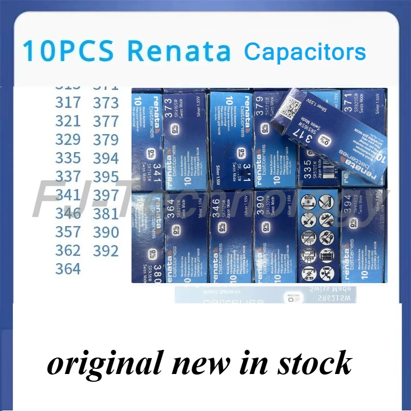 【セール中】10 個レナータ 364 377 371 315 321 317 394 362 379 395 SR621SW SR626SW SR920SW SR716SW SR616SW SR516SW SR936SW スイスコンデンサ