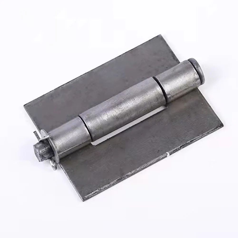 Сварная петля, петля для стыковой сварки, домашняя одежда, мебель, 2 шт., плоская стальная петля из тяжелого металла, серебра, практичная сварная петля