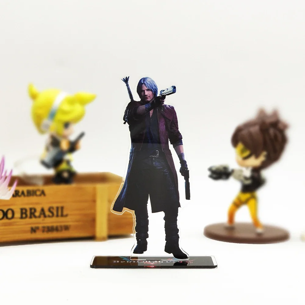 Dante DMC anime Game acrylic standee figurines desk decoration cake topper