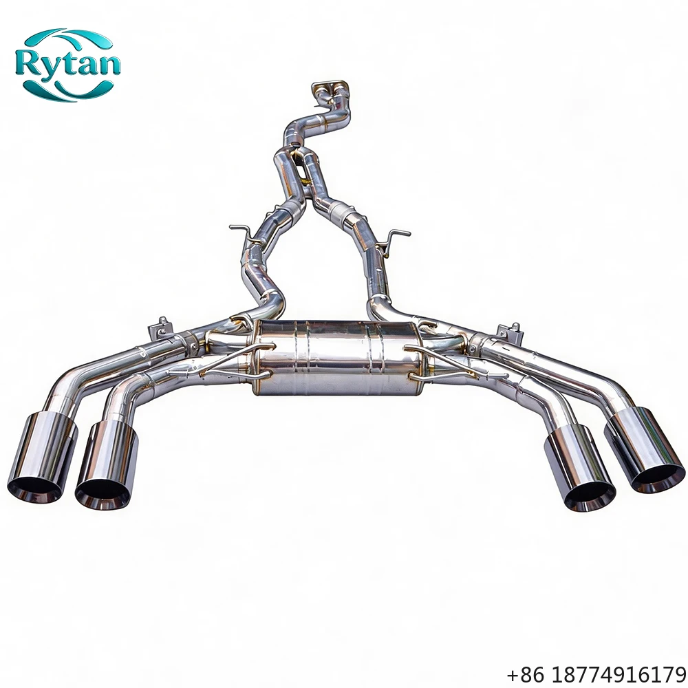 

Exhaust Pipe Exhaust Valved Stainless Steel Valvetronic Exhaust System Catback for 2019-2023 X3M F97 X4M F98 3.0T