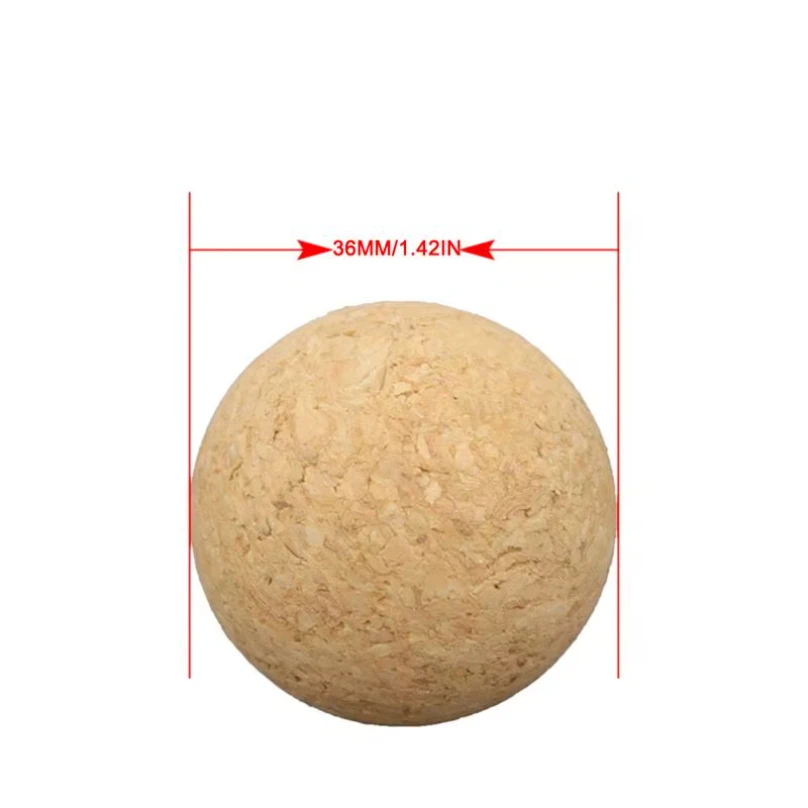 1/6 pçs 36mm cortiça de futebol de mesa de madeira maciça matraquilhos bola de futebol fussball máquina de futebol acessórios de substituição