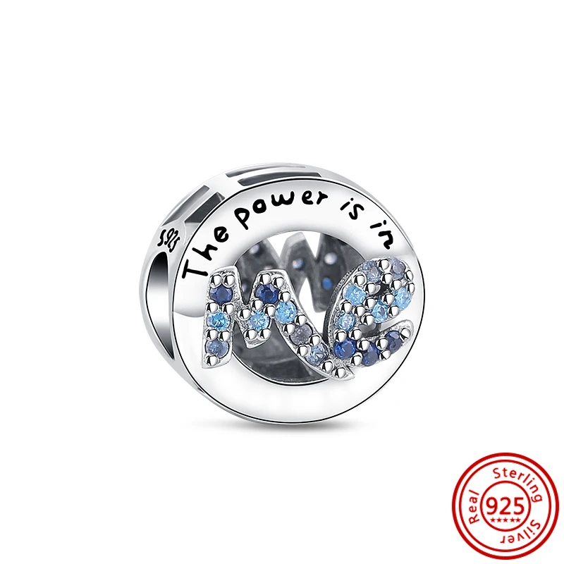 Bestseller 925 Sterling Silber Ozeanwelt-Serie: Marineblaue Schildkröte, Seestern, Krabbe, Oktopus Anhänger-Perlen für Armbänder, DIY Schmuckgeschenk