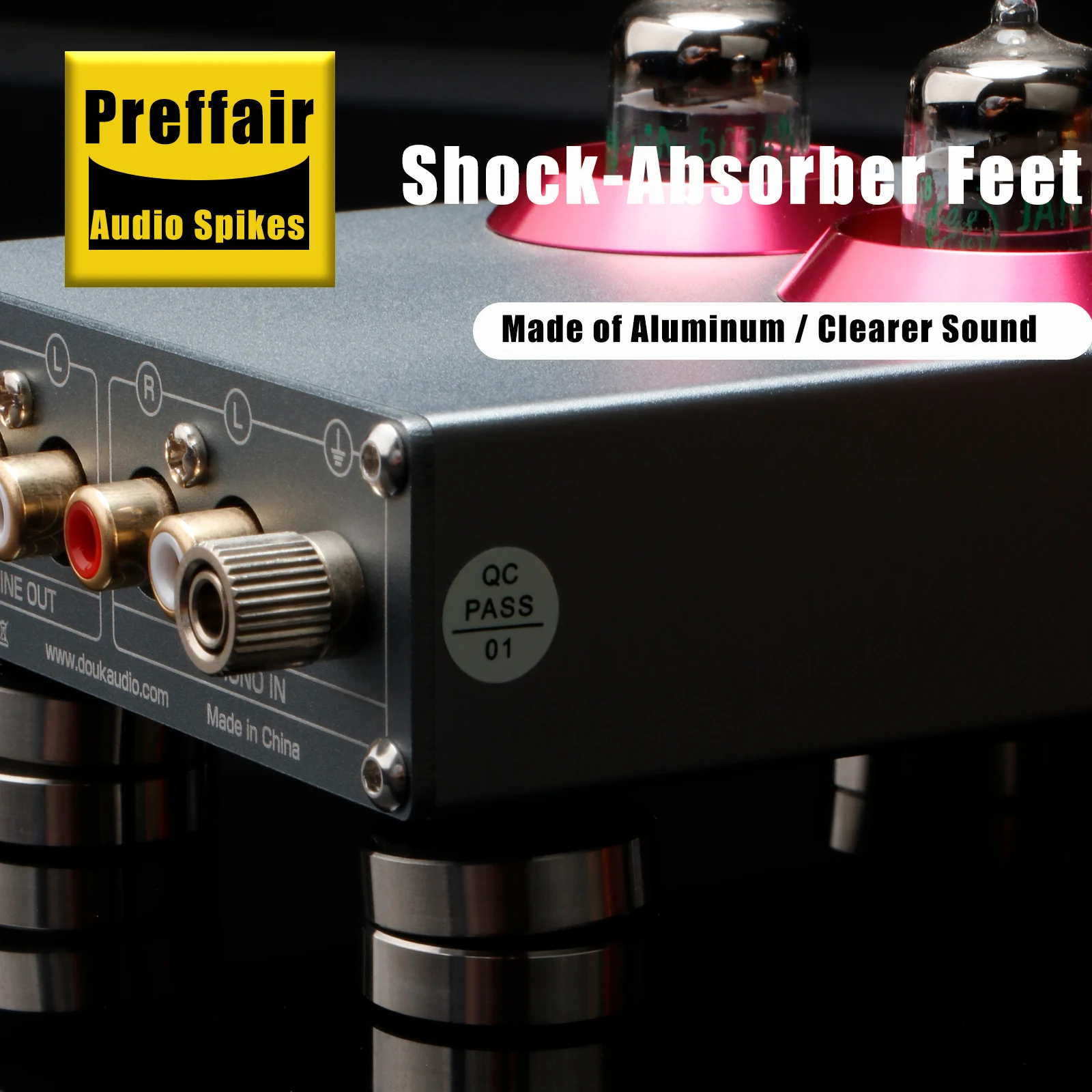 Hifi Speaker Spike Isolation Feet Turntable Amplifier Audio stand feet pads Amp Cone Speaker Pad