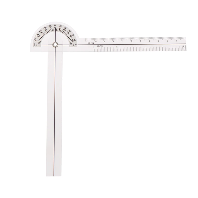 Cheap Wholesale PVC Medical Finger Goniometer Plastic Protractor 180 Degree Angle Ruler Finger Ruler