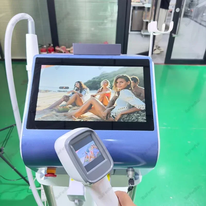 

Professional Diode Laser Hair Removal Machine 4-Wave 755/808/940/1064nm Painless Epilator with Cooling Head for Face & Body