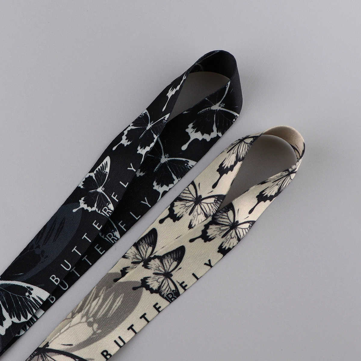 Vintage Butterfly Lanyard For Keys ID Card Cover Pass Mobile Phone Straps Badge Holder Neck Straps Accessories