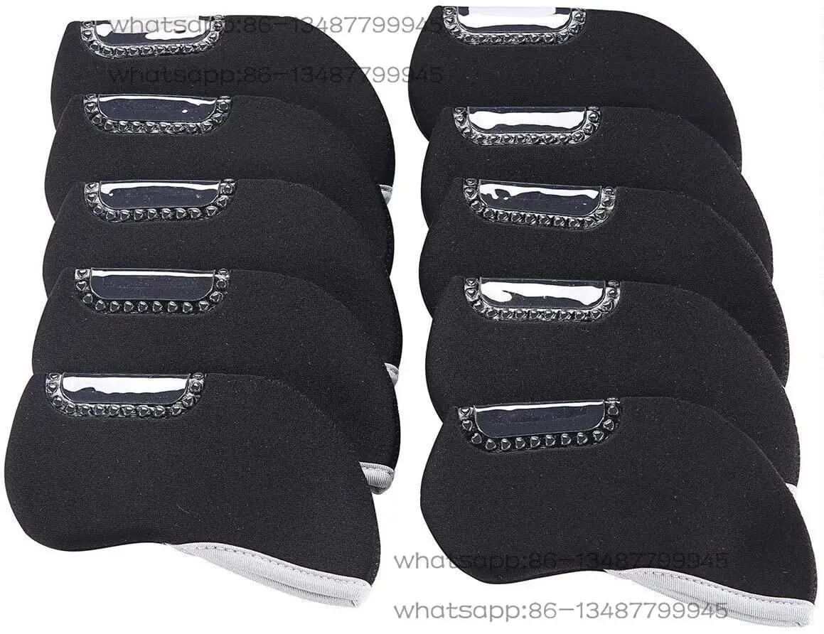 

Чехол для клюшек для гольфа, с видимой надписью номера клюшки, защитный чехол-колпачок