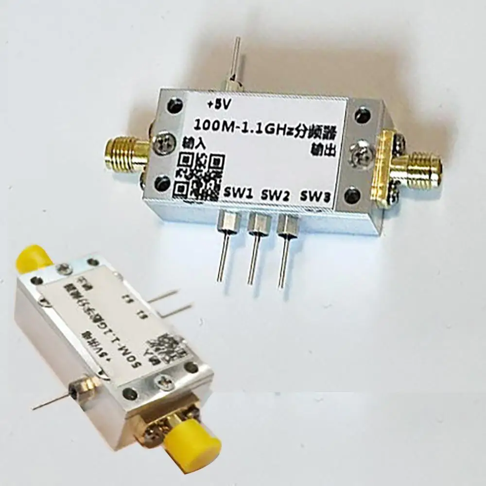 50M~1100MHz Programmable RF Frequency Divider Prescaler 2/4/8 Or 10/20/40/80 Selectable Division Ratios Freq Signals Converts