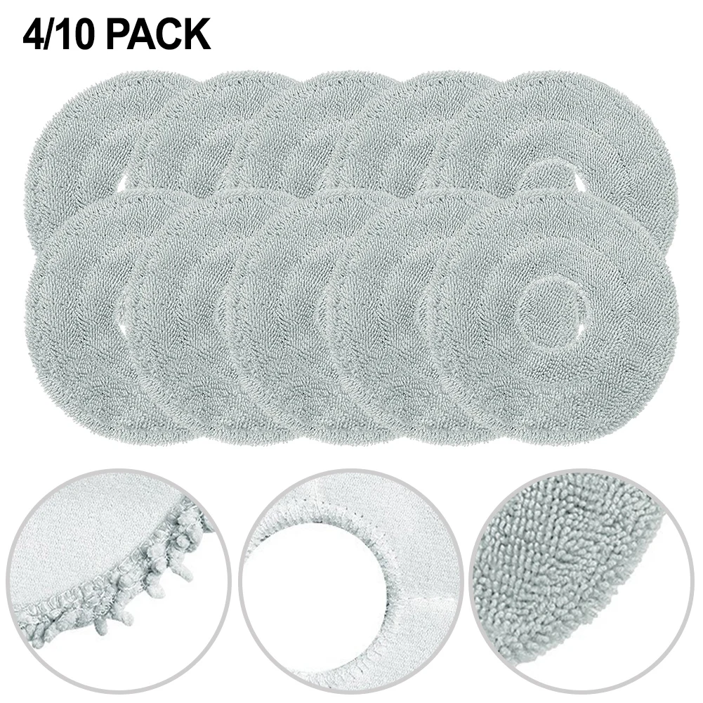 

4 or 10 Pack of Mop Cloths Compatible with For JONR For T5 Pro Robot Vacuum Simple and Convenient Cleaning Solution