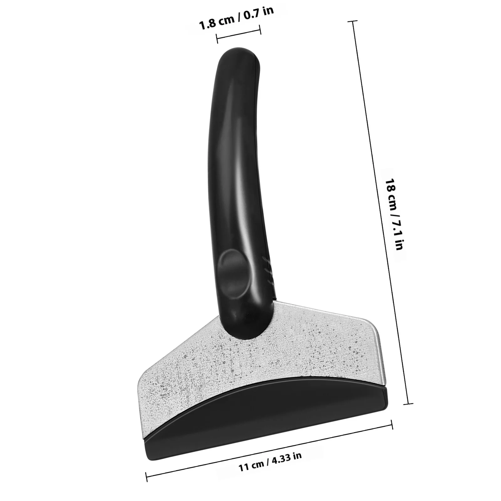 الفولاذ المقاوم للصدأ مركبة الثلوج أداة إزالة الصواميل دائم مكشطة ثلج لا خدش سهلة قبضة الزجاج الأمامي سيارة الثلوج مجرفة السيارات الجليد #5