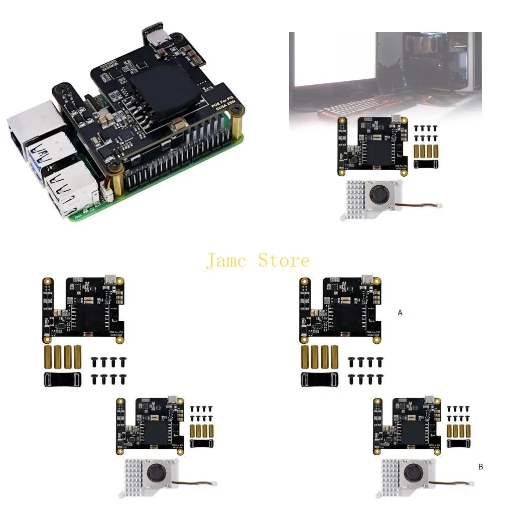 

LX0B Макетная плата Power Over Ethernet 802.3af со заменой охлаждающего вентилятора