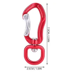 Convenient Safety Carabiner Rotatable Auto Locking Compact High Durability Hammock Climbing Carabiner