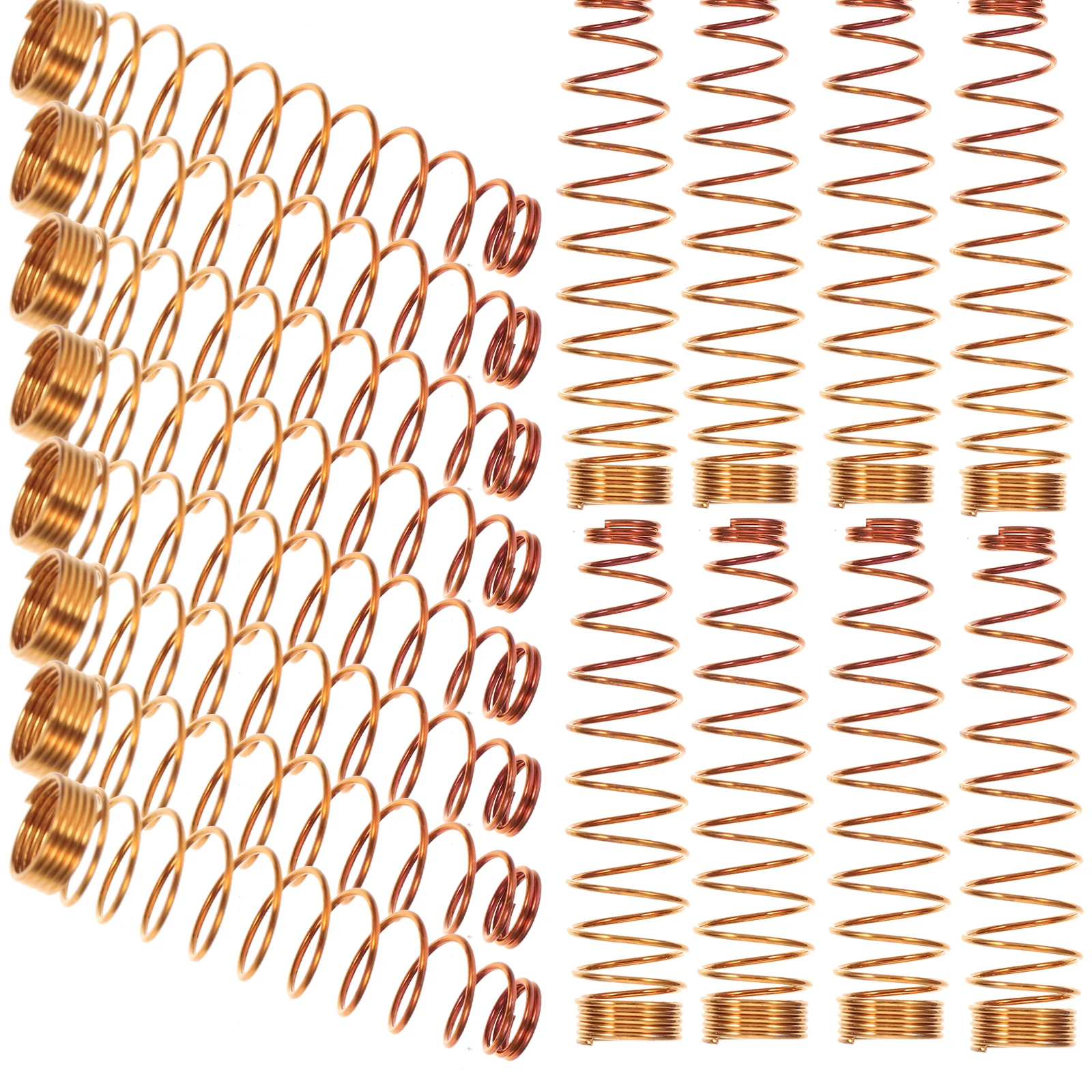 

90pcs DIY Spring Accessories Tiny Springs Kit for Crafts Tuning High Smooth Fatigue Strength Metal