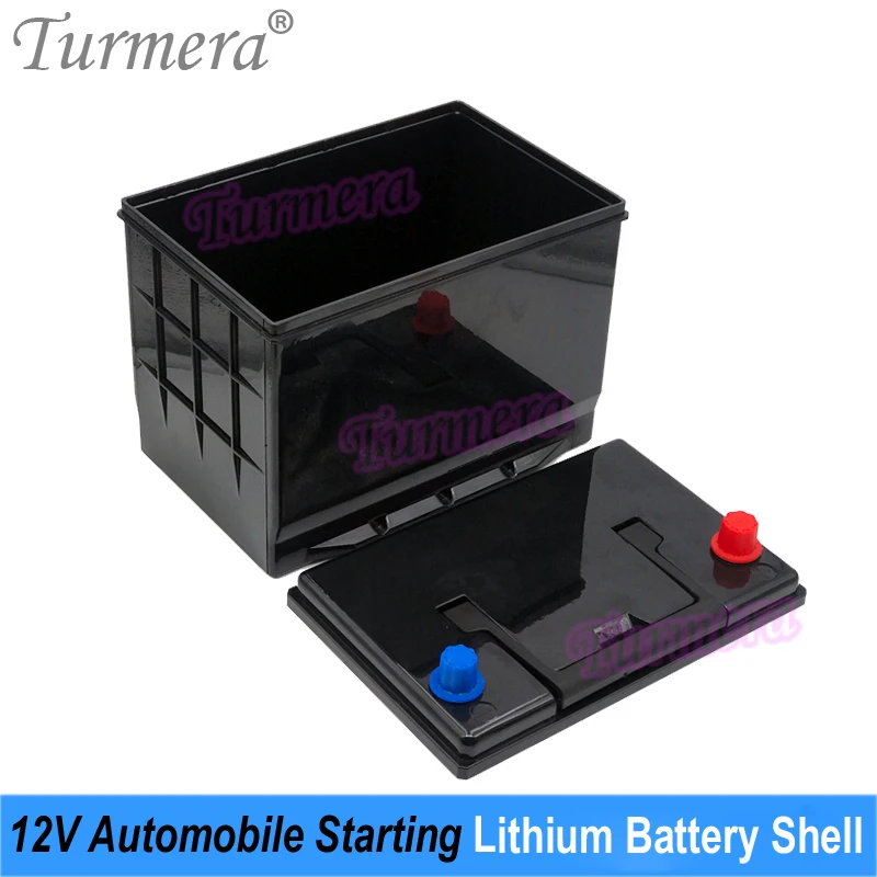 Turmera 12V samochodowe baterie litowe Shell akumulator samochodowy Box zastosowanie w 60 serii 80D26 55D26 65D26 wymień 12V kwasowo-ołowiowy