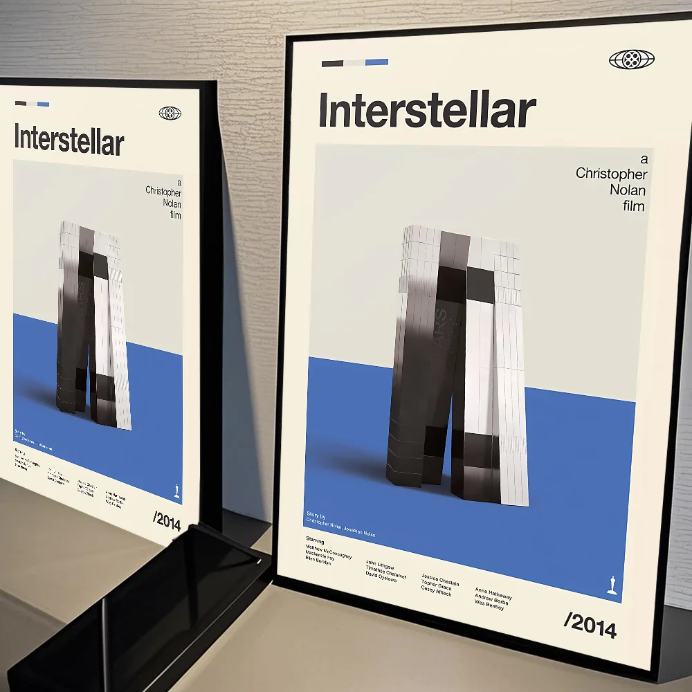 I-Interstellar الكلاسيكية الخيال العلمي فيلم نوعية جيدة يطبع والملصقات خمر غرفة بار مقهى ديكور ديكور المنزل #4