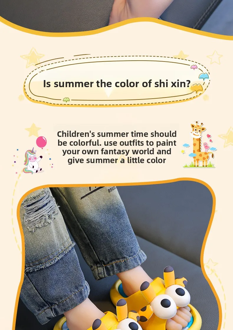 Neue Sommer-Kindersandalen: Rutschfeste, weiche Baby-Slipper für Mädchen und Jungen – Ideal für Strand, Innenbereich und Bad – Eltern-Kind-Sandalen – Detail 4