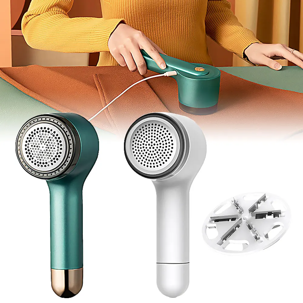 2 In 1 Fabric Shaver Clothes Balls Ubs Rechargeable Fuzz Pilling Bobble Lint Remover Coats Pellet Remover Cleaning Brush