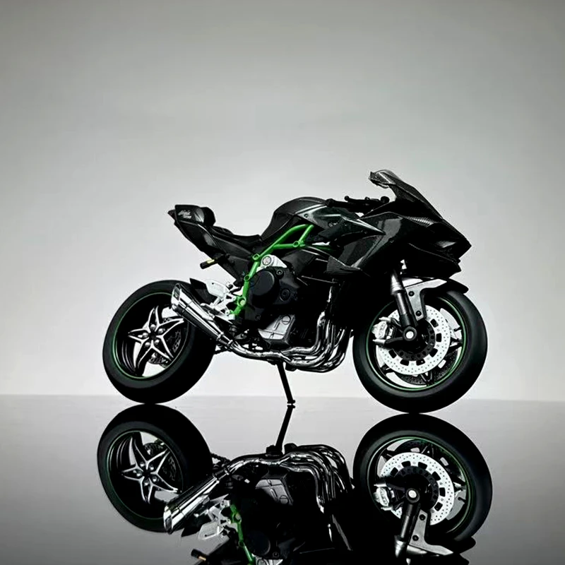 

1:9 Kawasaki Ninja H2R H2 Motorcycles Models Cars Toys Alloy Diecast Miniature Model with Light Vehicle Kids Birthday Gifts