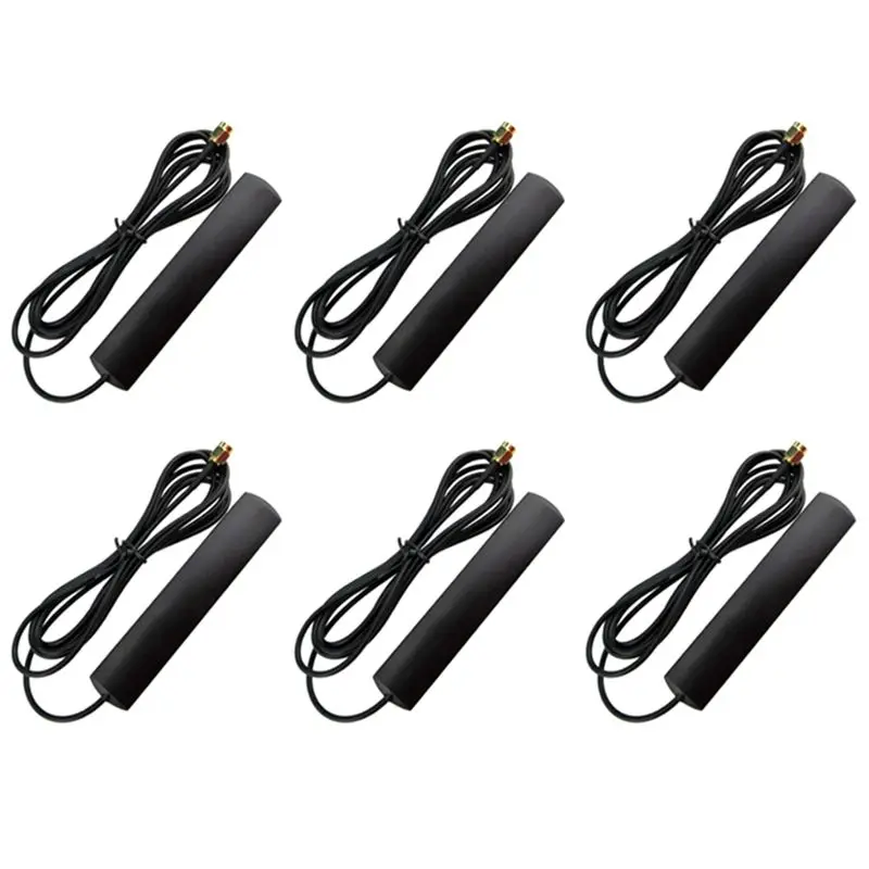 

6X 3G 4G LTE Patch Antenna 700-2700Mhz 5Dbi SMA Male Connector Router Extension Cable Antenna Universale WIFI Antenna