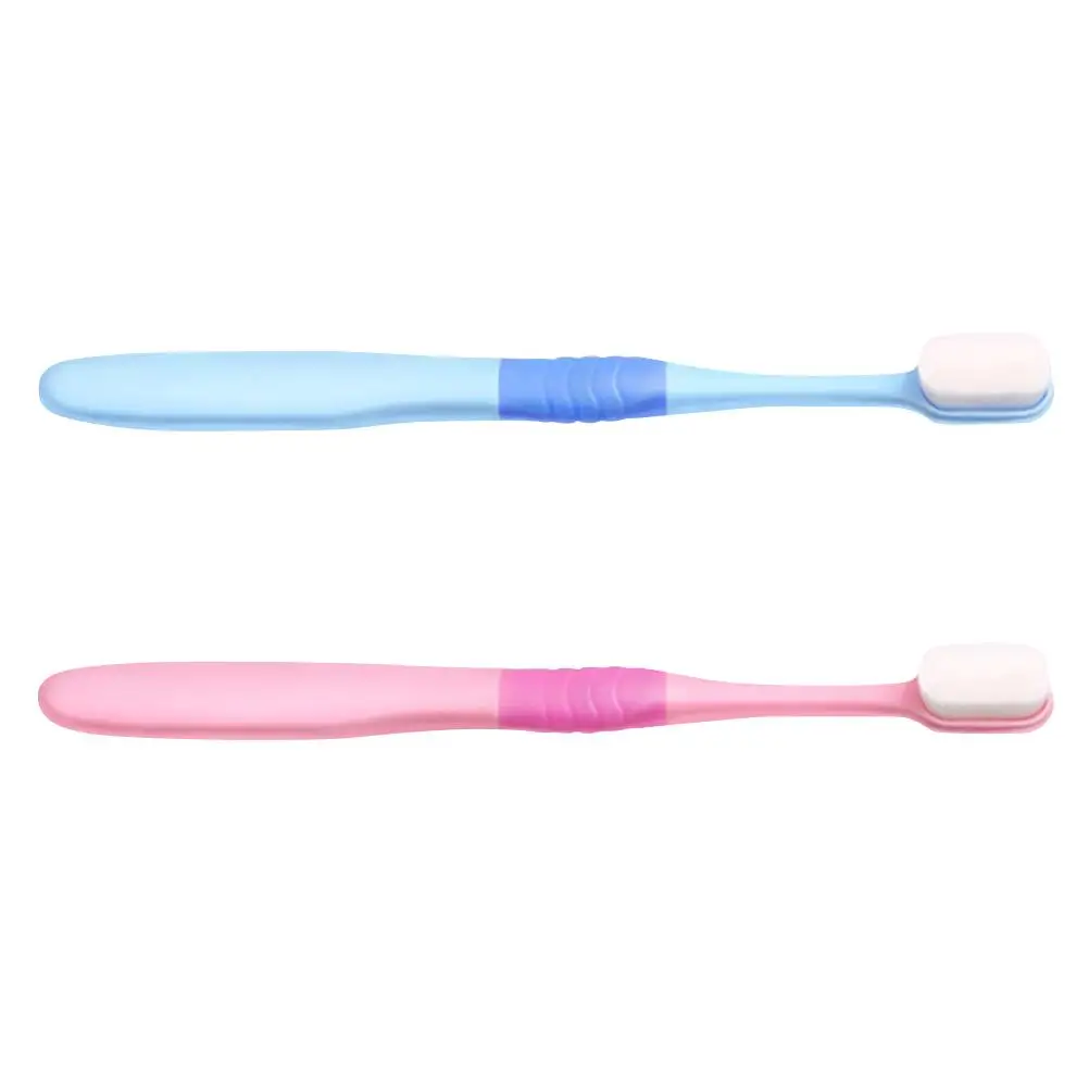 Small Head Toothbrush 2 Pcs Soft Bristles Durable Long Handle Postpartum Oral Cleaning Care Tool Brushes