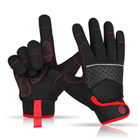 High Dexterity Work Gloves for Men -Touch Screen Compatible with Excellent Grip Mechanical Gloves for Multipurpose Utility