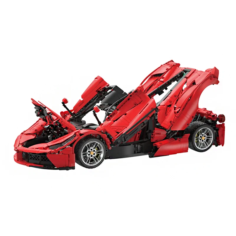 MOC 61505 personnalisé technique Super Sport voiture Hypercar bloc de construction vitesse véhicule brique éducation enfants garçon jouet cadeau de noël