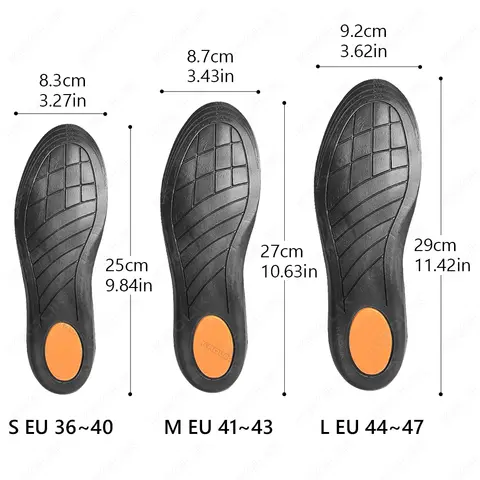1 par 5D Cloud Technology PU-dämpande mjuka sportinlägg för skor Hög elasticitet för män och kvinnor Fotvård Ortopediska inlägg 8 best sales skoinlägg för män - №8