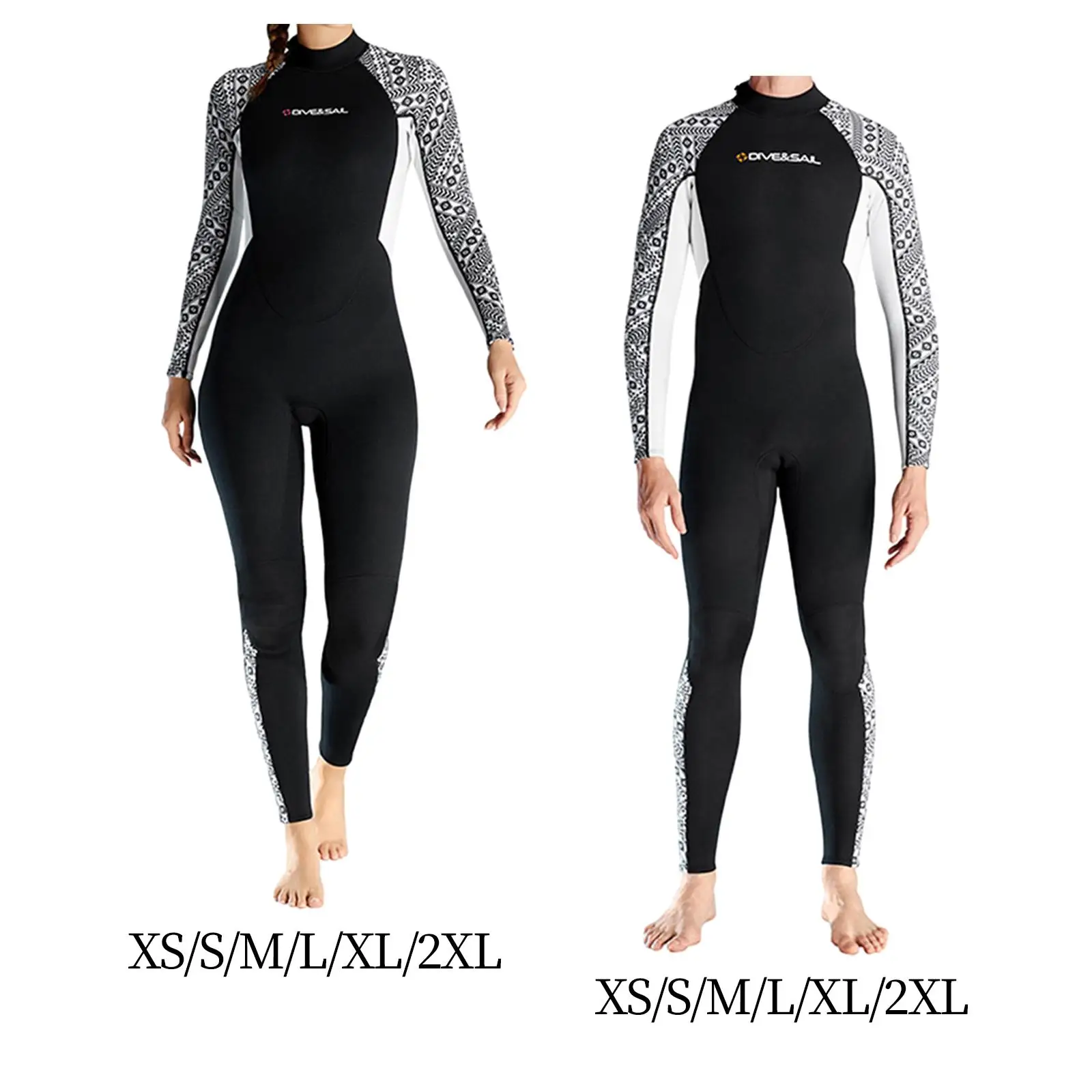 

Adults Wetsuit 3mm Neoprene Surfing Suit for Swimming Sailing Water Sports