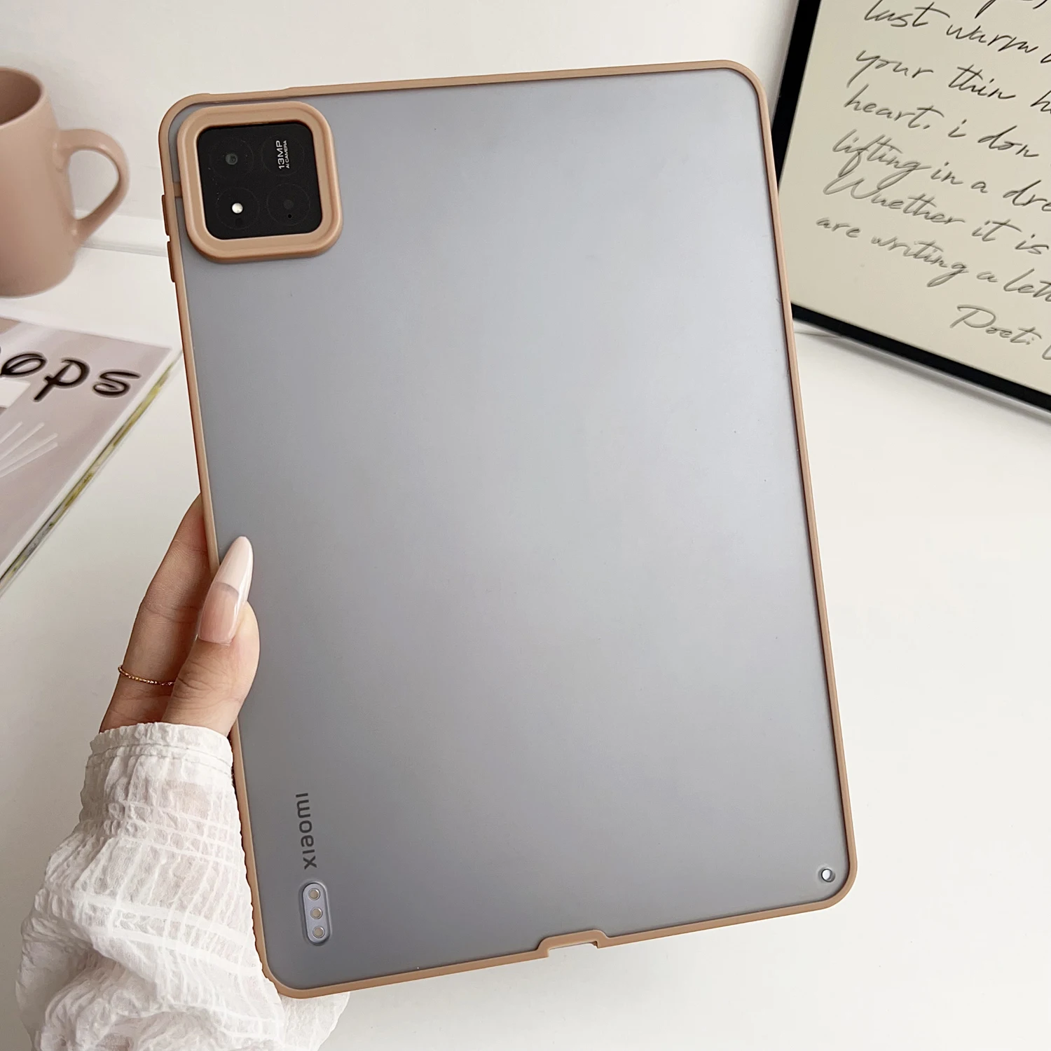 Translucent Case For Xiaomi MI Pad 7 6 5 6S 7s Pro 12.4 Redmi 2025 K Pad SE 11 8.7 inch Matte Tablet Case Shockproof Hard Cover