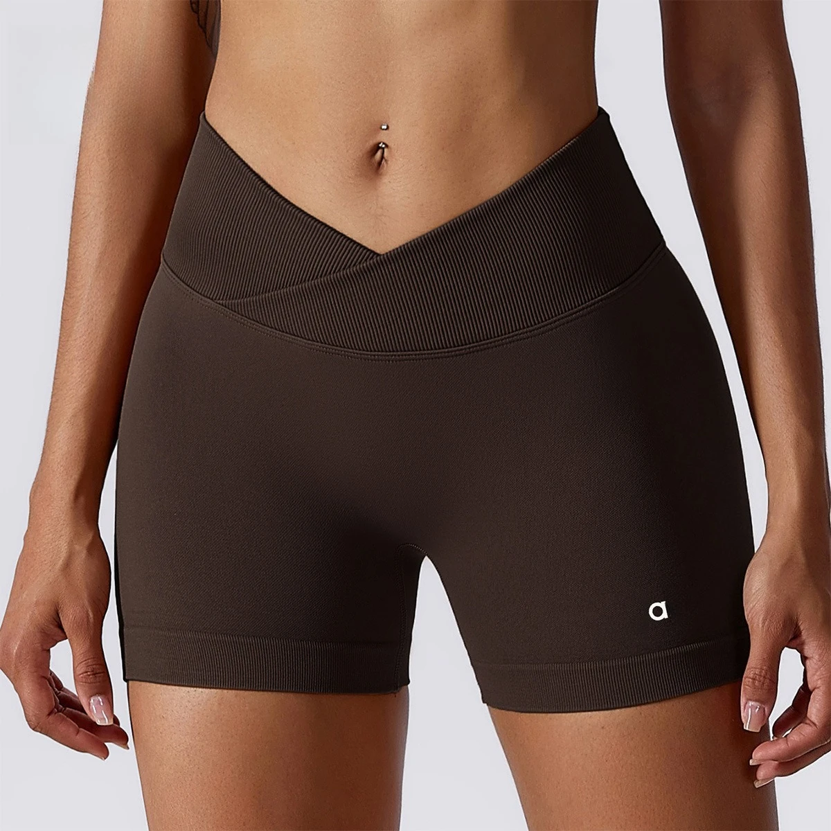 

2025 Lift Buttocks Seamless Yoga Pants High-intensity Tummy-control Workout Shorts for Women Running Cycling