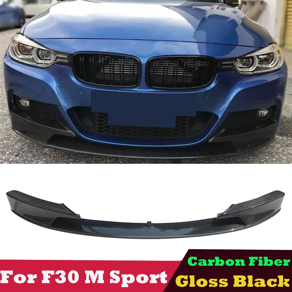 

Carbon Fiber & ABS Front Bumper Lip for BMW 3 Series F30 M Sport M Tech 318i 320i 325i Body Kit