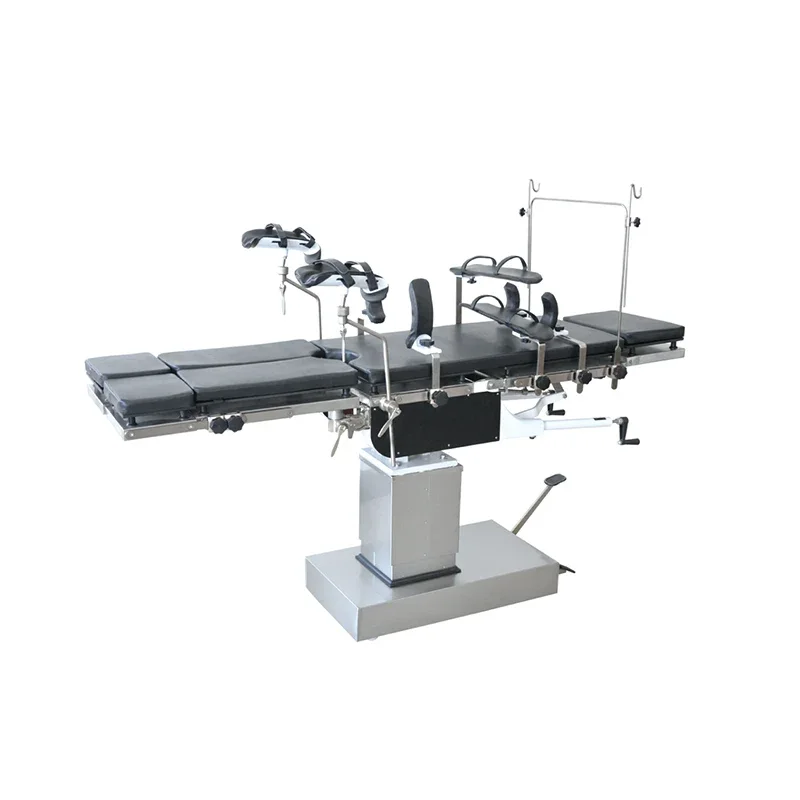 Aço inoxidável ajustável Universal x-Ray Operação Tabela, mesa cirúrgica sobre rodas, Trendelburg Posição