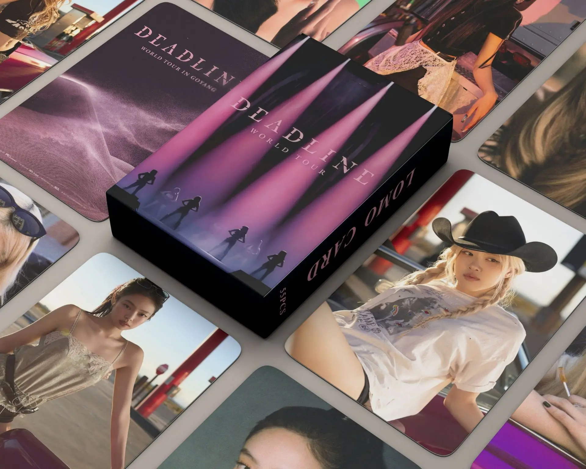 

55 K-pop Girl Group New Song JUMP Товары Мини-карты Концертные коллекционные ломо-карты Фотокарточки высокой четкости