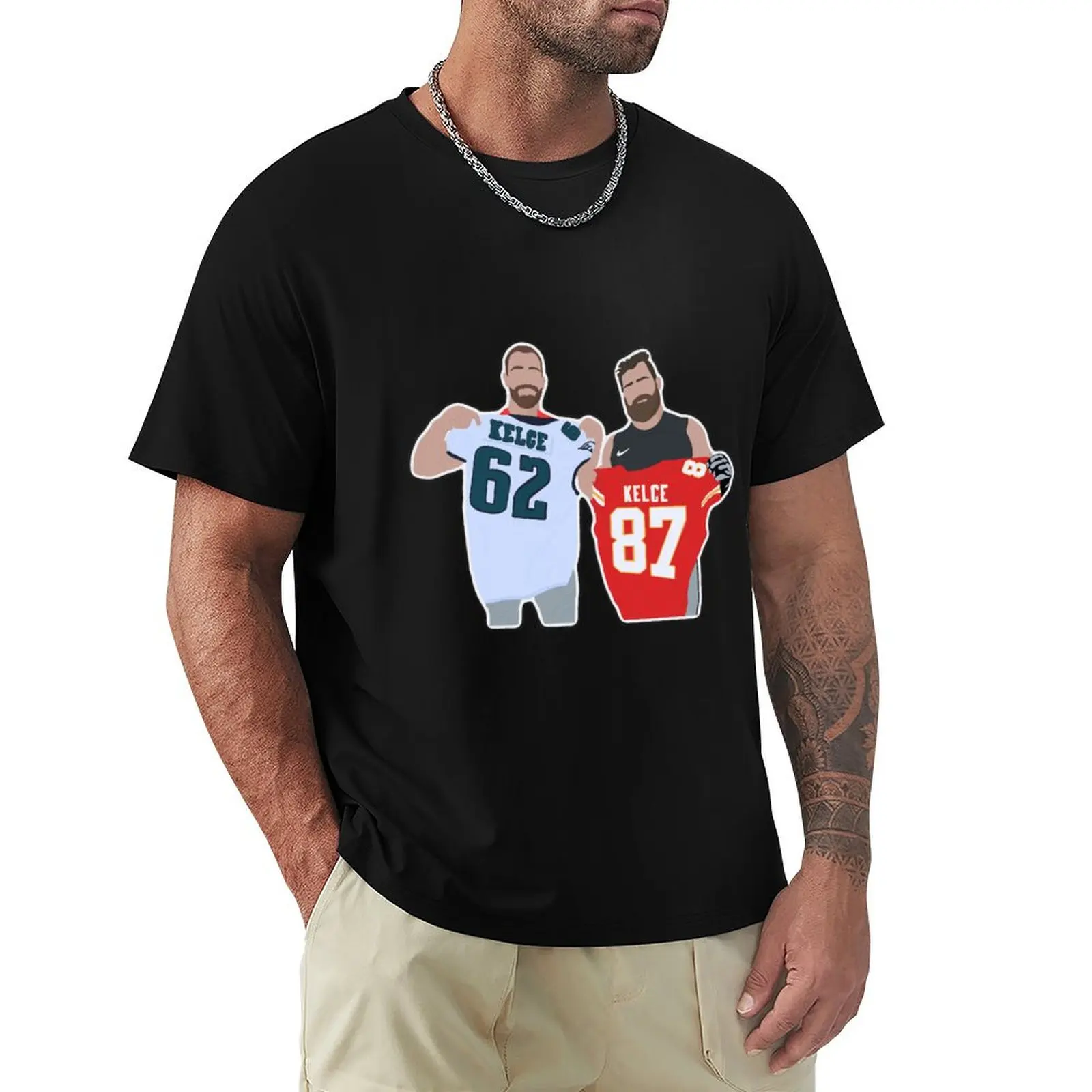 Kelce Brothers T-Shirt t shirts for man graphic tees T-Shirt