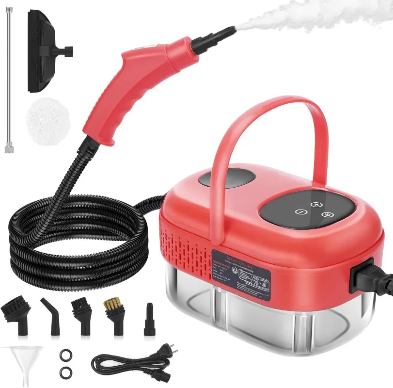

Handheld Steam Cleaner, 1000ml Water Tank, 15S Heat-up Time, Multipurpose Steamer for Home Use, Pressurized Steamer for Cleaning