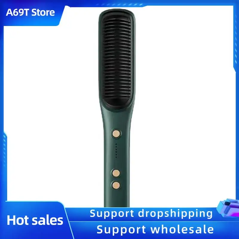 

A69T отрицательная выпрямляющая расческа, безопасная для волос, щипцы для завивки волос, электрическая щетка для выпрямления волос, вилка европейского стандарта