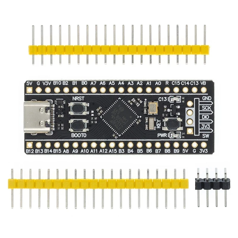 Módulo de placa de desarrollo de sistema mínimo STM32F103C8T6 de 10 piezas, STM32F103C8T6, st-link V2 STM8 STM32, descarga de simulador STM32F401 STM32F411