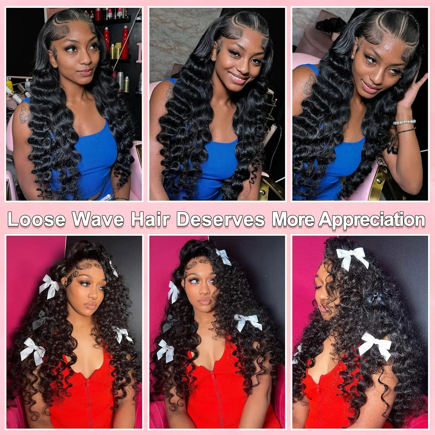 Deep Wave Lace Front Wigs Human Hair 13x6 HD Lace Front Wigs Burmese Curly 13X4 Human Hair Pre Plucked Brazilian Curly Human Hair Wig 200 Density Deep Wave Frontal Wigs Human Hair HD Lace 26 Inch Curl image 8