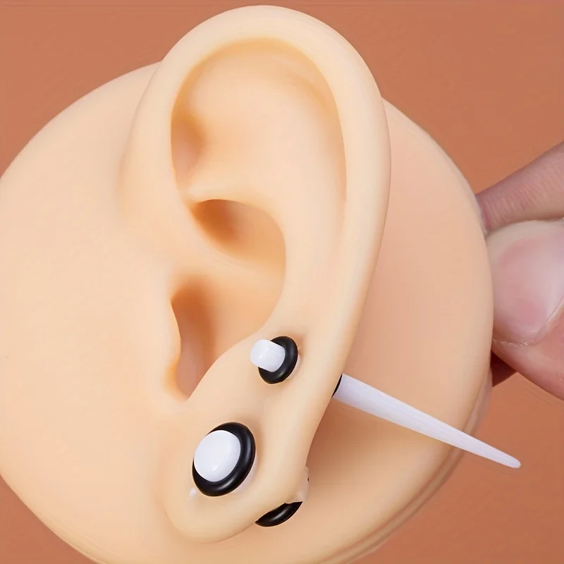36 Pcs Acrylic Ear Gauges Taper Ear Plug Tunnel Stretching Kit Ear Flesh Expansion Tool - Body Piercing Jewelry