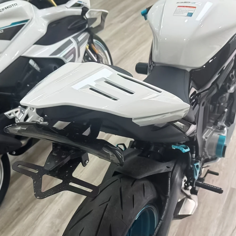 For CFMOTO 675SR 2024-2025 Motorcycle Rear Passenger Seat Cover Tail Hump Fairing Cowl Part Sports Car Design Concept Back Hump